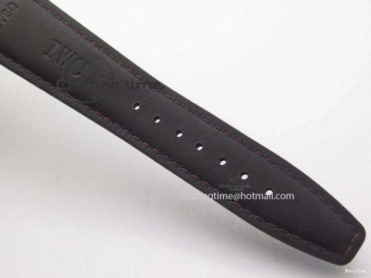 MIROTIME 0325 Compact Portuguese IW545409 RG ZF 1:1 Best Edition White Dial On Brown Leather Strap A 7336